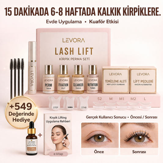 Evde Kirpik Lifting Sistemi