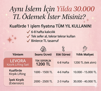 Evde Kirpik Lifting Sistemi