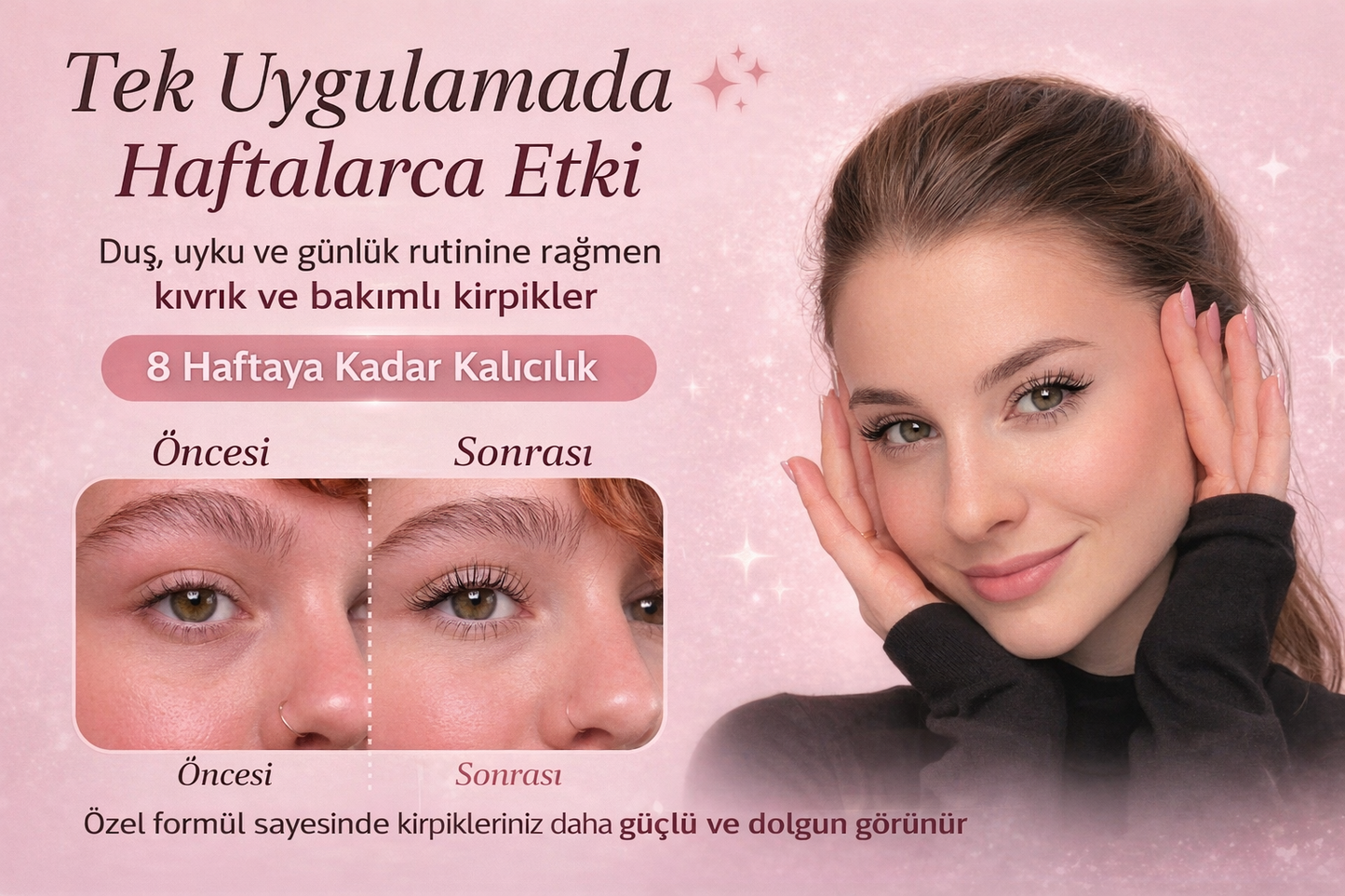 Evde Kirpik Lifting Sistemi