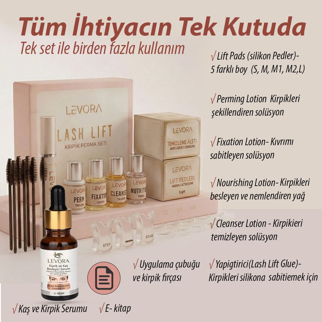 Evde Kirpik Lifting Sistemi
