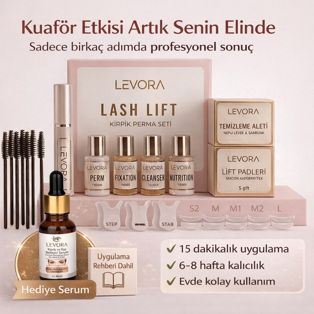 Evde Kirpik Lifting Sistemi